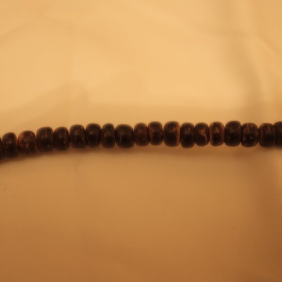 COPY - Mixed wooden beaded necklace tribal bohemian vibe - Picture 5 of 5